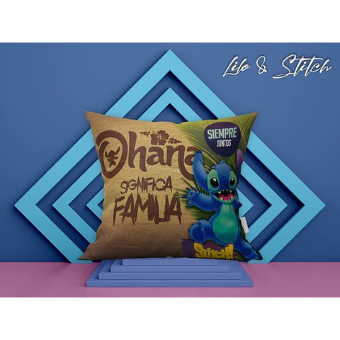 Diseños Plantillas Almohadones Cojines Lilo Stitch Sublimar