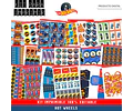 Kit Imprimible Cumple + Candy Editable - Hot Wheels