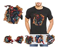 Vectores Plantillas Para Remeras Y Pared Super Heroes