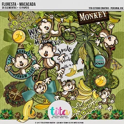 Imagenes Png Y Papeles Digitales Monos En La Selva T4