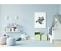 Kit X4 Laminas Imprimibles Animales Del Bosque (sin Flores)