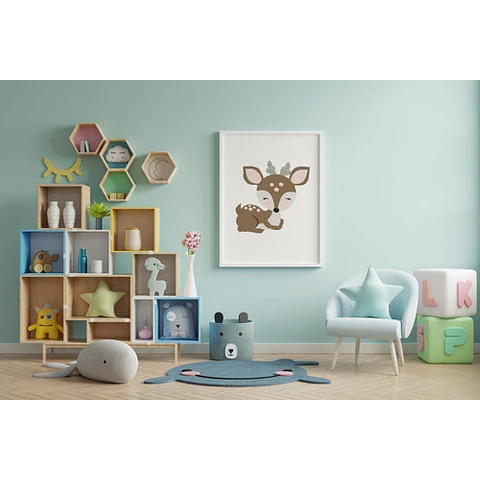 Kit X4 Laminas Imprimibles Animales Del Bosque (sin Flores)