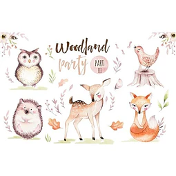 Cliparts Png Animales Del Bosque Acuarela Watercolor Pa72