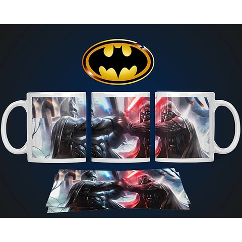 Kit Diseños Plantillas Tazas Batman Sublimación Super Héroe