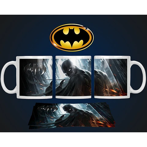 Kit Diseños Plantillas Tazas Batman Sublimación Super Héroe