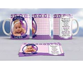 Kit Diseños Plantillas Tazas Bautismo Minnie Sublimación M2