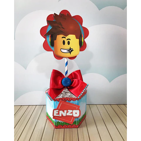 Kit Imprimible Roblox Cajitas Banderines Toppers