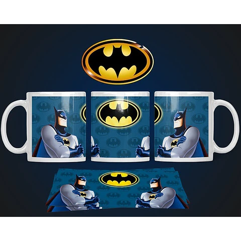 Kit Diseños Plantillas Tazas Batman Sublimación Super Héroe