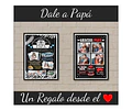 Kit Imprimible Cuadritos Día Del Padre Editables Power Point