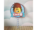 Kit Imprimible Roblox Cajitas Banderines Toppers