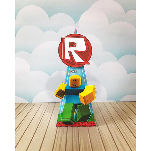 Kit Imprimible Roblox Cajitas Banderines Toppers
