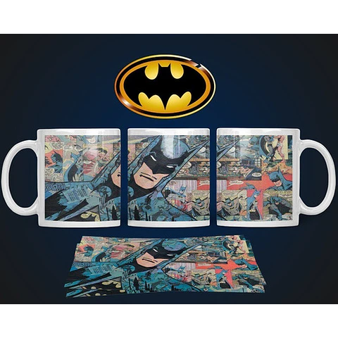 Kit Diseños Plantillas Tazas Batman Sublimación Super Héroe