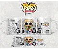 Kit Diseños Plantillas Tazas Funko Pop Rock Sublimación
