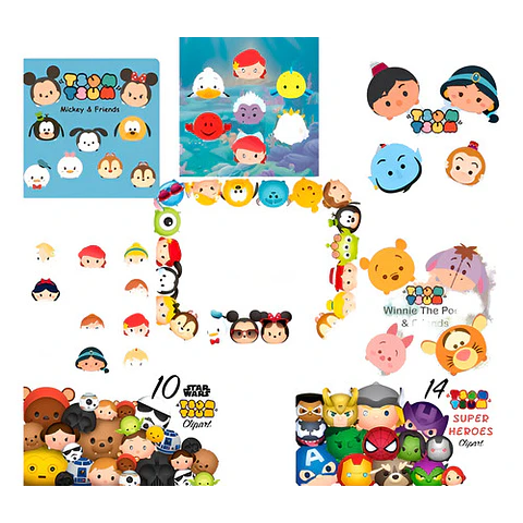 Plantillas Y Vectores Tsum Tsum