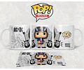 Kit Diseños Plantillas Tazas Funko Pop Rock Sublimación
