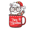 Kit Cliparts Llamas Navidad Imagenes Png Navideños #n110