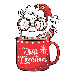 Kit Cliparts Llamas Navidad Imagenes Png Navideños #n110