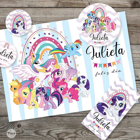 Kit Imprimible My Little Pony Pequeño Pony Tukit