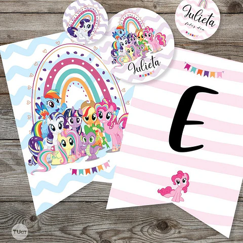 Kit Imprimible My Little Pony Pequeño Pony Tukit