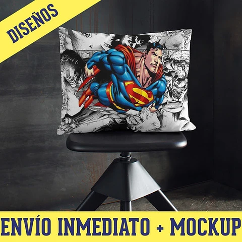 Diseños Plantillas Almohadones Cojines Super Héroes M9