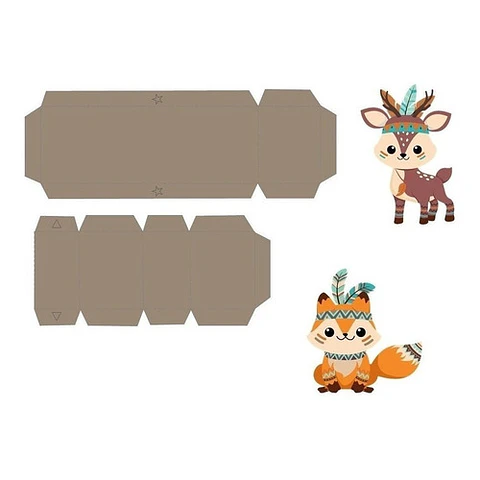 Kit Imprimible Letras 3d Editables Animales Nórdicos
