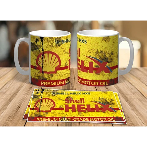 Plantillas Sublimación Tazas - Autos Aceite Mecánico