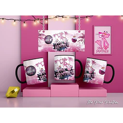 Kit Diseños Plantillas P/ Tazas La Pantera Rosa Sublimación 