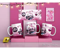 Kit Diseños Plantillas P/ Tazas La Pantera Rosa Sublimación 