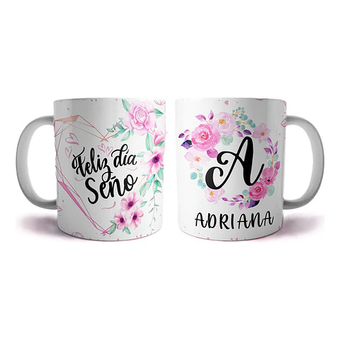 Plantillas Tazas Día Del Maestro Iniciales Nombres Sublimar