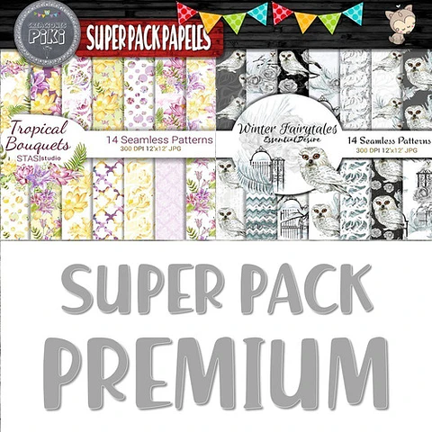 Super Pack Clipart Papeles By Essential Desire