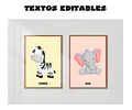Kit Imprimible X 6 Láminas Editables Safari Animales