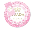 Kit Imprimible Coronita De Reina Rosa Tukit