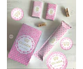 Kit Imprimible Coronita De Reina Rosa Tukit