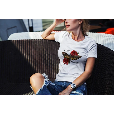 Plantillas Diseños Remeras Mujer P/ Sublimación Mockups M21