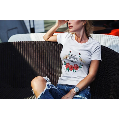 Plantillas Diseños Remeras Mujer P/ Sublimación Mockups M21