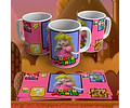 Kit Diseños Plantillas Tazas Super Mario Bros Sublimación