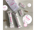 Kit Imprimible Corazon Corazones Rosas Fuxia Tukit