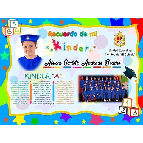 Kit Imprimible Cuadros Diplomas Graduación | Editable