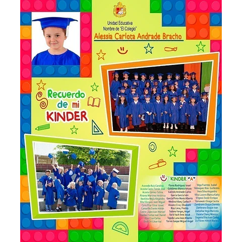 Kit Imprimible Cuadros Diplomas Graduación | Editable