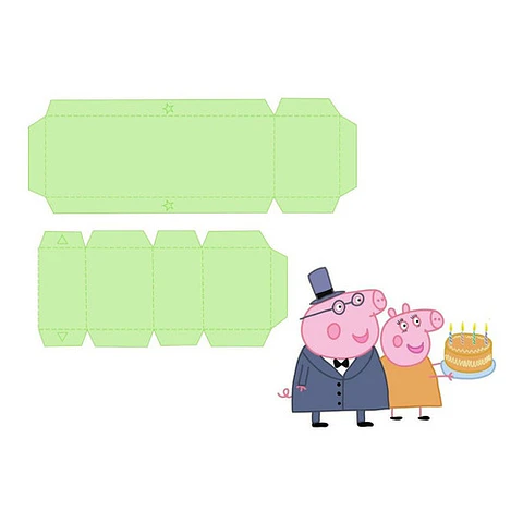Kit Imprimible Letras 3d Corpóreas Editables De Peppa Pig