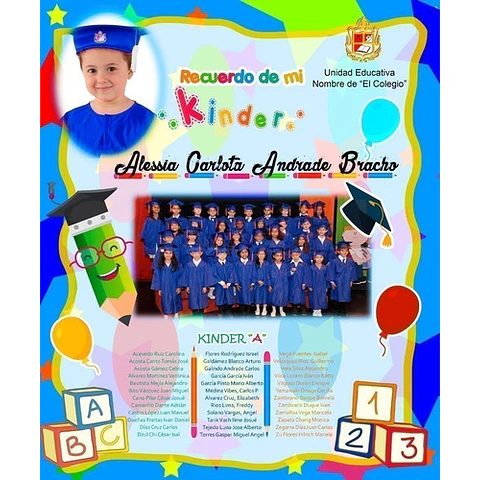 Kit Imprimible Cuadros Diplomas Graduación | Editable