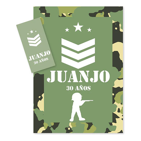 Kit Imprimible Camuflado Candy Bar Tukit
