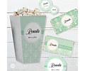 Kit Imprimible Wedding Boda 15 Años Verde Candy Bar Tukit