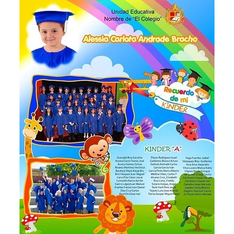 Kit Imprimible Cuadros Diplomas Graduación | Editable