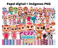 Kit Cliparts Png Y Papeles Digitales Bebés Llorones 