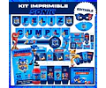Kit Imprimible Sonic Editable + Libro Para Colorear