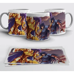 Kit Diseños Plantillas Tazas Saint Seiya Sublimación