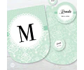 Kit Imprimible Wedding Boda 15 Años Verde Candy Bar Tukit