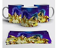 Kit Diseños Plantillas Tazas Saint Seiya Sublimación