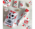 Kit Imprimible Futbol Pelota Independiente Rojo Candy Bar